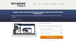 Desktop Screenshot of branding-tools.com