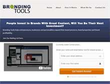 Tablet Screenshot of branding-tools.com